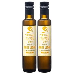 image:imageHot Honey Balsamic Vinegar  Gourmet Barrel Aged Infused Balsamic Vinegar  Great for Dressing Dipping Glazing  No Artificial Flavors or Added Sugar  Made in Texas 85 Fl OzWhite Lemon Balsamic